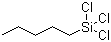 戊基三氯硅烷分子结构 (CAS 107-72-2)