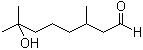 结构式 CAS# 107-75-5, 羟基香茅醛; 7-羟基-3,7-二甲基辛醛