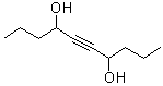 5-癸炔-4,7-二醇分子结构 (CAS 1070-40-2)