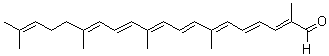 (2E,4E,6E,8E,10E,12E,14E)-2,7,11,15,19-Pentamethyl-2,4,6,8,10,12,14,18-eicosaoctaenal molecular structure (CAS 1071-52-9)