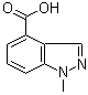 structure of CAS# 1071433-05-0, 1-Methyl-1H-indazole-4-carboxylic acid