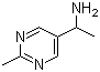 结构式 CAS# 1071435-99-8, 1-(2-甲基嘧啶-5-基)乙胺
