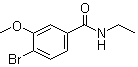 结构式 CAS# 1072944-41-2, 4-溴-N-乙基-3-甲氧基苯甲酰胺