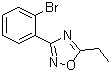 结构式 CAS# 1072944-70-7, 3-(2-溴苯基)-5-乙基-1,2,4-恶二唑
