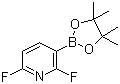 structure of CAS# 1072945-00-6, 2,6-Difluoropyridine-3-boronic acid pinacol ester