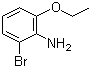 结构式 CAS# 1072945-59-5, 2-溴-6-乙氧基苯胺