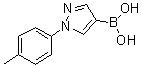 structure of CAS# 1072945-92-6, [1-(p-Tolyl)pyrazol-4-yl]boronic acid