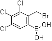 结构式 CAS# 1072946-53-2, [2-(溴甲基)-3,4,5-三氯苯基]硼酸