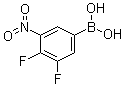 structure of CAS# 1072952-06-7, (3,4-Difluoro-5-nitrophenyl)boronic acid