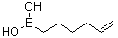 structure of CAS# 1072952-16-9, 5-Hexen-1-ylboronic acid;Hex-5-en-1-ylboronic acid; Hex-5-enylboronic acid