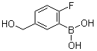 结构式 CAS# 1072952-25-0, [2-氟-5-(羟甲基)苯基]硼酸