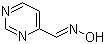 4-Pyrimidinecarboxaldehyde oxime molecular structure (CAS 1073-65-0)