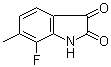 结构式 CAS# 1073262-83-5, 7-氟-6-甲基-1H-吲哚-2,3-二酮