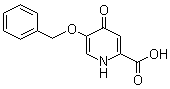 structure of CAS# 107550-30-1, 3-Benzyloxy-4-pyridone-6-carboxylic acid;5-Benzyloxy-4-pyridone-2-carboxylic acid; O-Benzylcomenamic acid