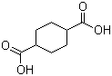 structure of CAS# 1076-97-7, 1,4-Cyclohexanedicarboxylic acid;CHDA