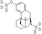 六氘代右美沙芬分子结构 (CAS 1079043-55-2)