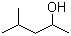 结构式 CAS# 108-11-2, 4-甲基-2-戊醇; 1,3-二甲基丁醇; 甲基异丁基甲醇