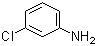 structure of CAS# 108-42-9, 3-Chloroaniline;1-Amino-3-chlorobenzene; m-Aminochlorobenzene; 3-Chlorobenzenamine; 3-Chlorophenylamine; Fast Orange GC base