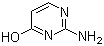 结构式 CAS# 108-53-2, 异胞嘧啶; 2-氨基-4-羟基嘧啶