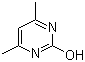 4,6-二甲基-2-羟基嘧啶分子结构 (CAS 108-79-2)