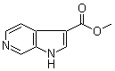 结构式 CAS# 108128-12-7, 1H-吡咯并[2,3-c]吡啶-3-羧酸甲酯