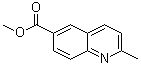 结构式 CAS# 108166-01-4, 2-甲基喹啉-6-羧酸甲酯