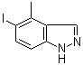 结构式 CAS# 1082040-12-7, 5-碘-4-甲基-1H-吲唑