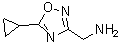 structure of CAS# 1082420-52-7, 5-Cyclopropyl-1,2,4-oxadiazole-3-methanamine;[(5-Cyclopropyl-1,2,4-oxadiazol-3-yl)methyl]amine