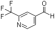 structure of CAS# 108338-20-1, 2-(Trifluoromethyl)-4-pyridinecarboxaldehyde