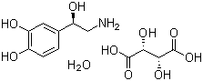 structure of CAS# 108341-18-0, L-Norepinephrine bitartrate ;L-Norepinephrine bitartrate hydride