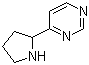 结构式 CAS# 108831-49-8, 4-(吡咯烷-2-基)嘧啶