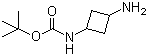 结构式 CAS# 1090904-48-5, 3-氨基-1-环丁基氨基甲酸叔丁酯