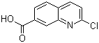 结构式 CAS# 1092287-40-5, 2-氯喹啉-7-羧酸