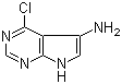 structure of CAS# 1092352-49-2, 4-Chloro-7H-pyrrolo[2,3-d]pyrimidin-5-amine