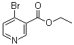 structure of CAS# 1092353-02-0, 4-Bromo-3-pyridinecarboxylic acid ethyl ester