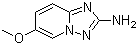 结构式 CAS# 1092394-15-4, 6-甲氧基-[1,2,4]三唑并[1,5-a]吡啶-2-胺