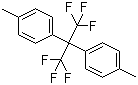 structure of CAS# 1095-77-8, 2,2-Bis(4-methylphenyl)hexafluoropropane