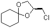 结构式 CAS# 1098589-87-7, (2S)-2-(氯甲基)-1,4-二氧杂螺[4.5]癸烷