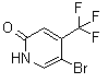 结构式 CAS# 109919-32-6, 5-溴-4-(三氟甲基)-2(1H)-吡啶酮