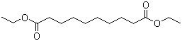 structure of CAS# 110-40-7, Diethyl sebacate;Decanedioic acid diethyl ester