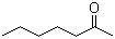 structure of CAS# 110-43-0, 2-Heptanone;Methyl amyl ketone; MAK