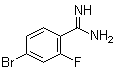 structure of CAS# 1100752-71-3, 4-Bromo-2-fluorobenzenecarboximidamide