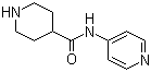 structure of CAS# 110105-35-6, N-(Pyridin-4-yl)piperidine-4-carboxamide;Piperidine-4-carboxylic acid pyridin-4-ylamide