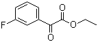 structure of CAS# 110193-59-4, Ethyl 3-fluorobenzoylformate;(3-Fluorophenyl)glyoxylic acid ethyl ester; (3-Fluorophenyl)oxoacetic acid ethyl ester