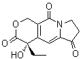 structure of CAS# 110351-94-5, (4S)-4-Ethyl-7,8-dihydro-4-hydroxy-1H-pyrano[3,4-f]indolizine-3,6,10(4H)-trione;Exatecan Intermediate 1