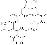 结构式 CAS# 110382-42-8, 罗汉松黄烷酮