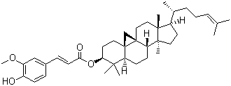 结构式 CAS# 11042-64-1, 谷维素