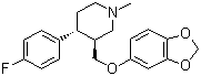 structure of CAS# 110429-36-2, N-Methylparoxetine;(3S,4R)-3-(3,4-Methylene-dioxyphenoxy-methyl)-4-(4'-fluorophenyl)-N-methylpiperidine