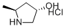 (3S,5S)-5-Methylpyrrolidin-3-ol hydrochloride molecular structure (CAS 1107658-77-4)