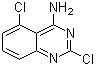 结构式 CAS# 1107695-06-6, 2,5-二氯-4-喹唑啉胺